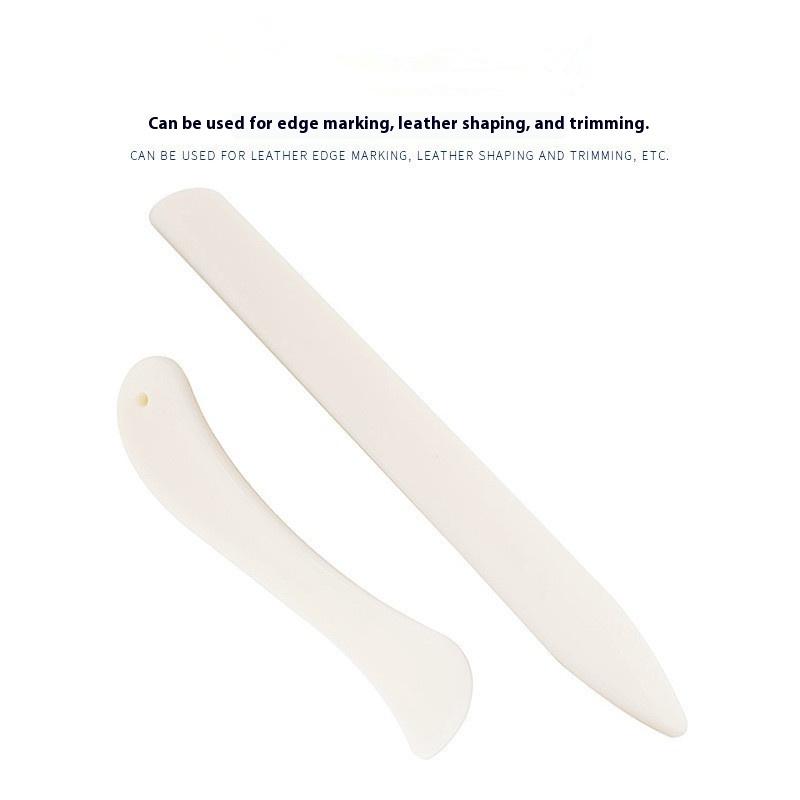 Bone Folder Tool - 2개입 가죽 공예용 뼈 접지기, 가죽