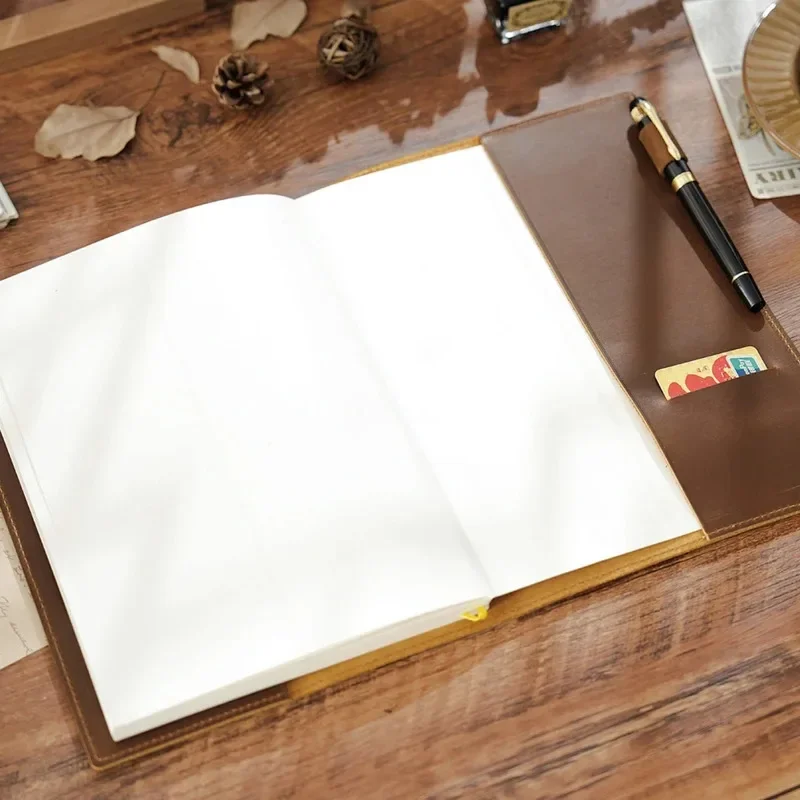 Leather Work Diary Covers - 새로운 빈티지 가죽 B5 저널 노트