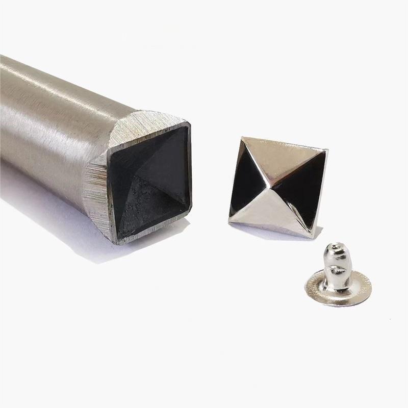 Rivet Setter Tool - 8-15mm 금속 피라미드 캡 리벳 사각