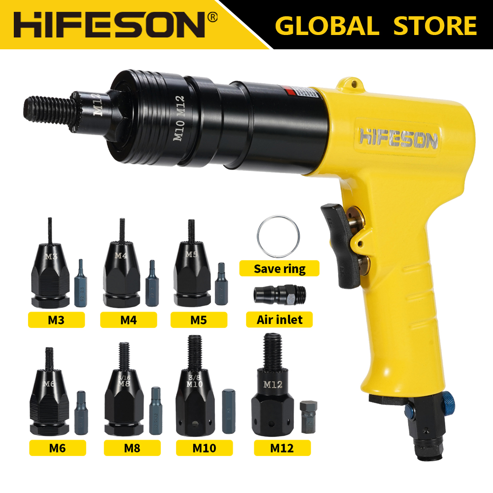 공압 공기 리벳 너트 건 삽입 스레드 풀 세터 리베 터 - Rivet Setter Tool 리뷰 및 가격