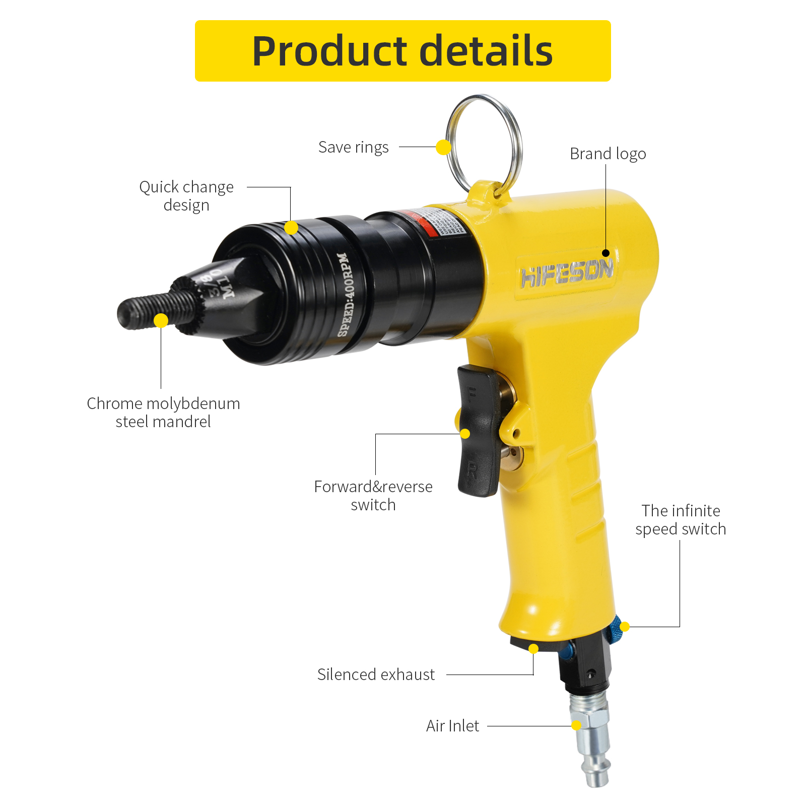 공압 공기 리벳 너트 건 삽입 스레드 풀 세터 리베 터 - Rivet Setter Tool 리뷰 및 가격