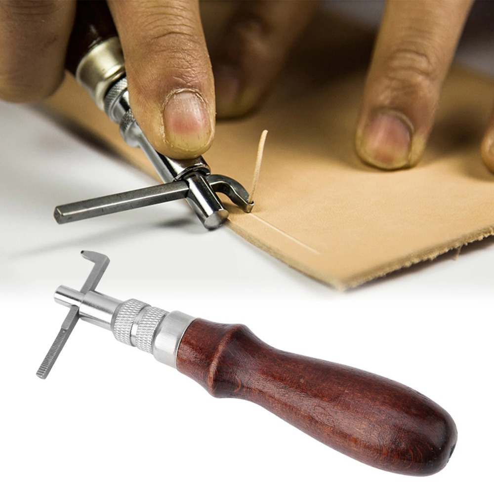 1개 조절 가능한 가죽 엣지 스티칭 그루버 노처 DIY - Groover Stitching Tool 리뷰 및 가격