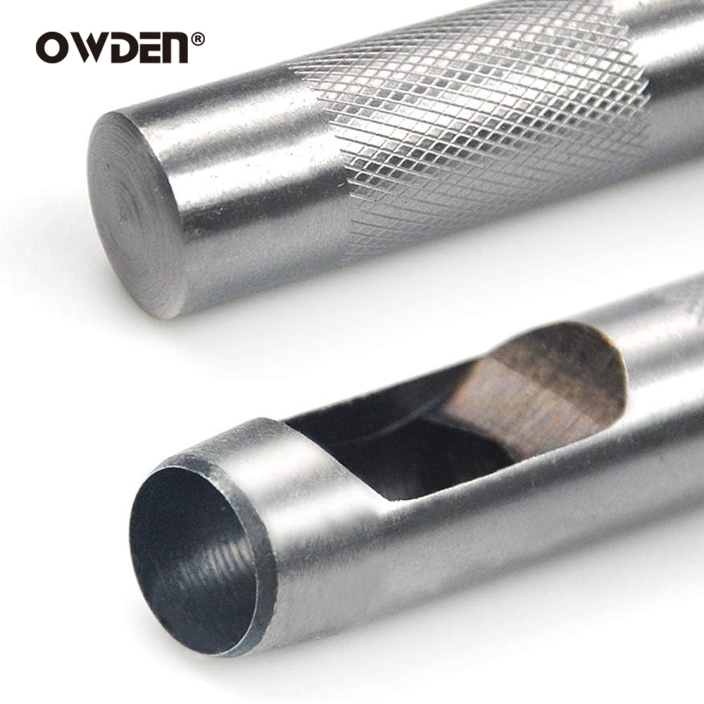 6pcs 가죽 구멍 펀칭 도구 강철 중공 원형 구멍 펀 - Rivet Setter Tool 리뷰 및 가격