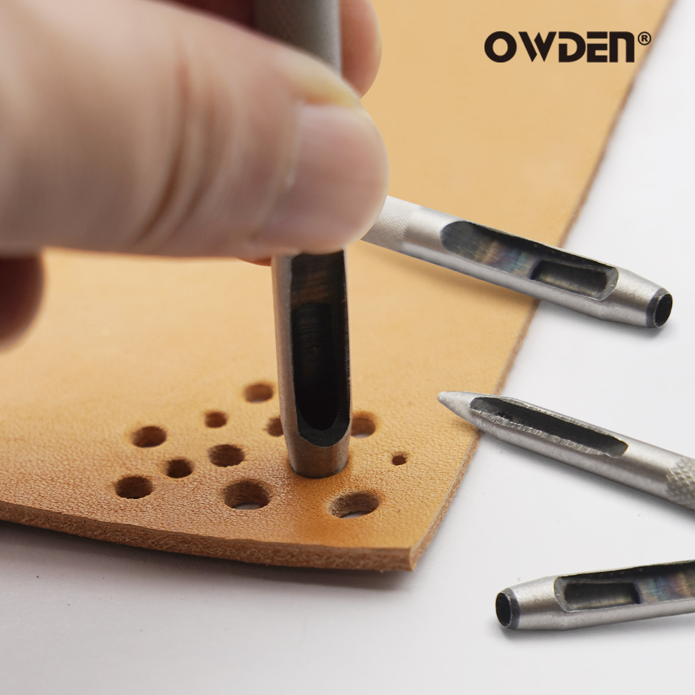 6pcs 가죽 구멍 펀칭 도구 강철 중공 원형 구멍 펀 - Rivet Setter Tool 리뷰 및 가격