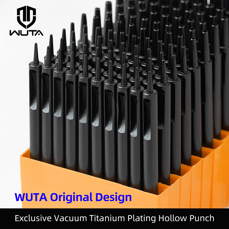 WUTA 1-10개 도금 티타늄 가죽 홀 펀치 라운드  - Rivet Setter Tool 리뷰 및 가격