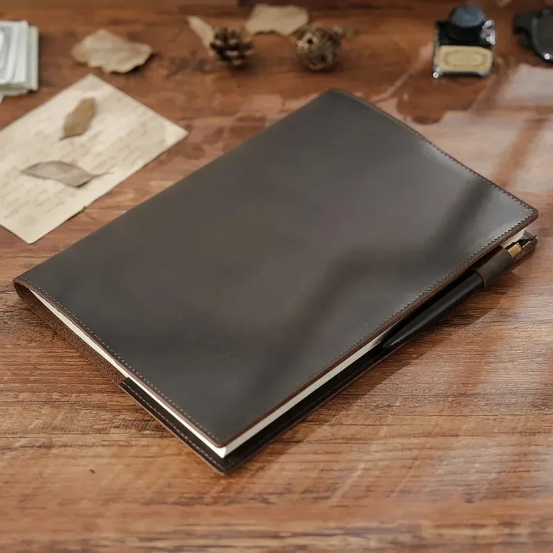 새로운 빈티지 가죽 B5 저널 노트 커버, 176페이지 - Leather Work Diary Covers 리뷰 및 가격