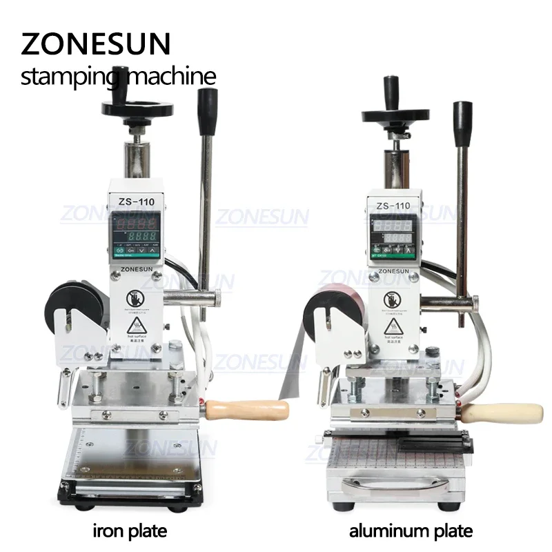 ZONESUN ZS110 핫 포일 스탬핑 브론징 엠보싱 - Leatherwork Hand Press 리뷰 및 가격