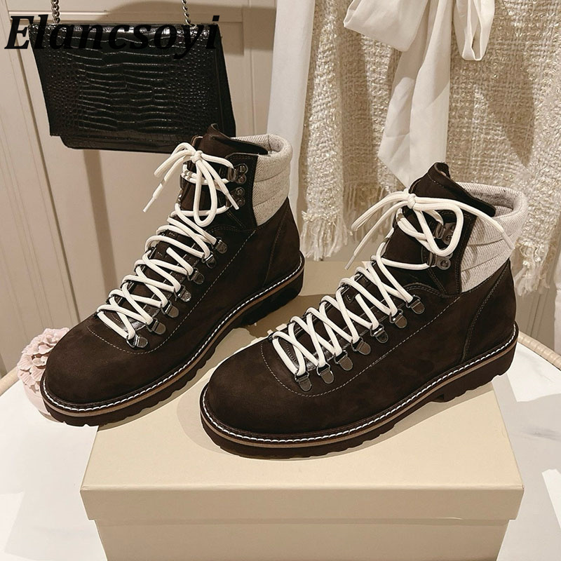 2026 가을 겨울 신상 여성용 라운드 토 가죽 숏부츠 - Leatherwork Designs 리뷰 및 가격